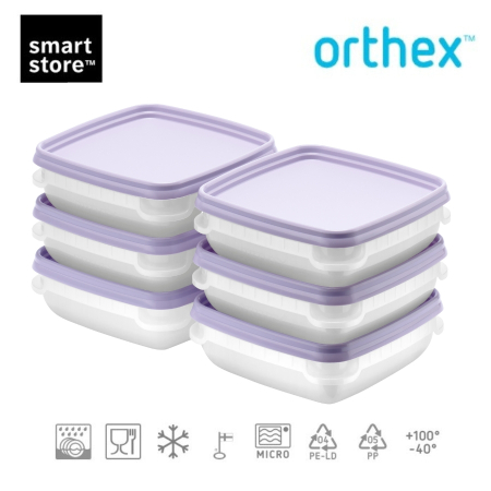 Set 20 caserole Freez SmartStore cu capac ermetic, depozitare alimente, Fara BPA [11]
