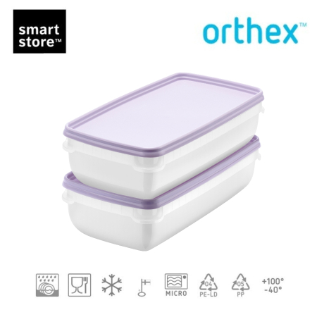 Set 20 caserole Freez SmartStore cu capac ermetic, depozitare alimente, Fara BPA [7]