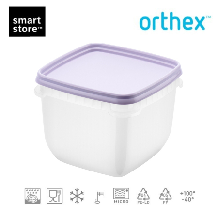Set 4 caserole cu capac, depozitare alimente, Freez SmartStore, 0.75L, compatibila cu cuptorul microunde si congelator, capac ermetic [5]