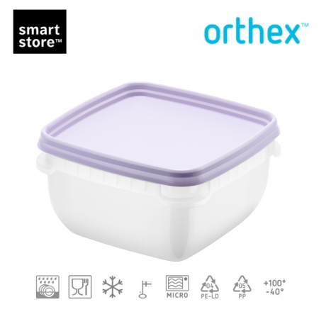 Set 5 caserole cu capac, depozitare alimente, Freez SmartStore, 0.5L, compatibila cu cuptorul microunde si congelator, capac ermetic [7]