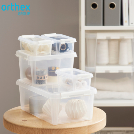 Set 5 Cutii cu capac 4 L, SmartStore Home5, 30x19x11 cm [3]