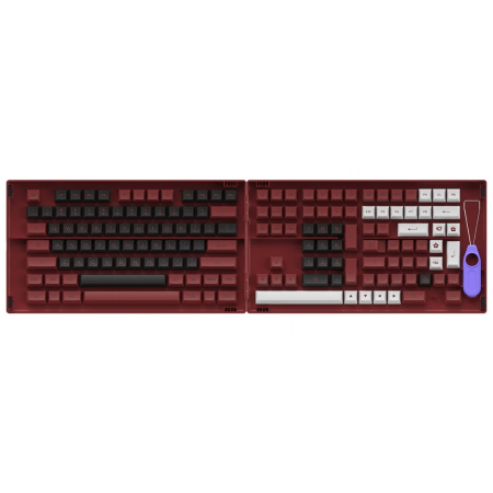 Accesorii IT - Set Taste Tastatură Mecanică AKKO Bred - PBT Double Shot, Profil ASA, 158 Taste, Layout US