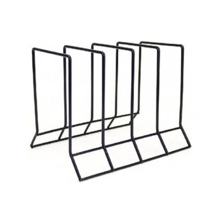 Suport metalic pentru Organizare si Depozitare capace, tigai, oale, farfurii si tocatoare de bucatarie, Negru, 21x19.6x26 cm [3]
