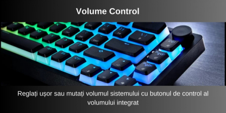 Tastatura Mecanica Gaming, G.Skill KM250 RGB 65% (67-Taste), RGB LED, cablu USB Tip C, Negru [6]