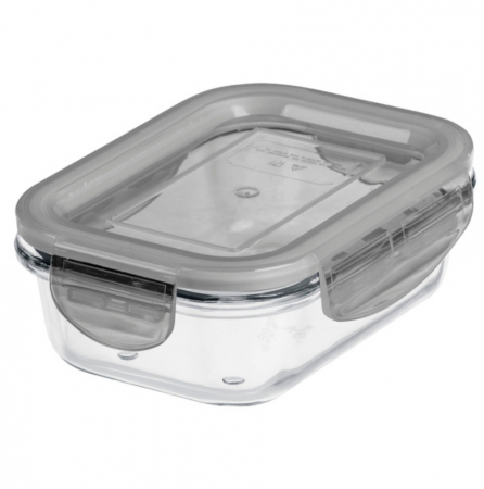 Cutii Alimentare - Vas termorezistent, multifunctional, cu capac din plastic, Orthex, 0.25L, 14x10.5x5 cm