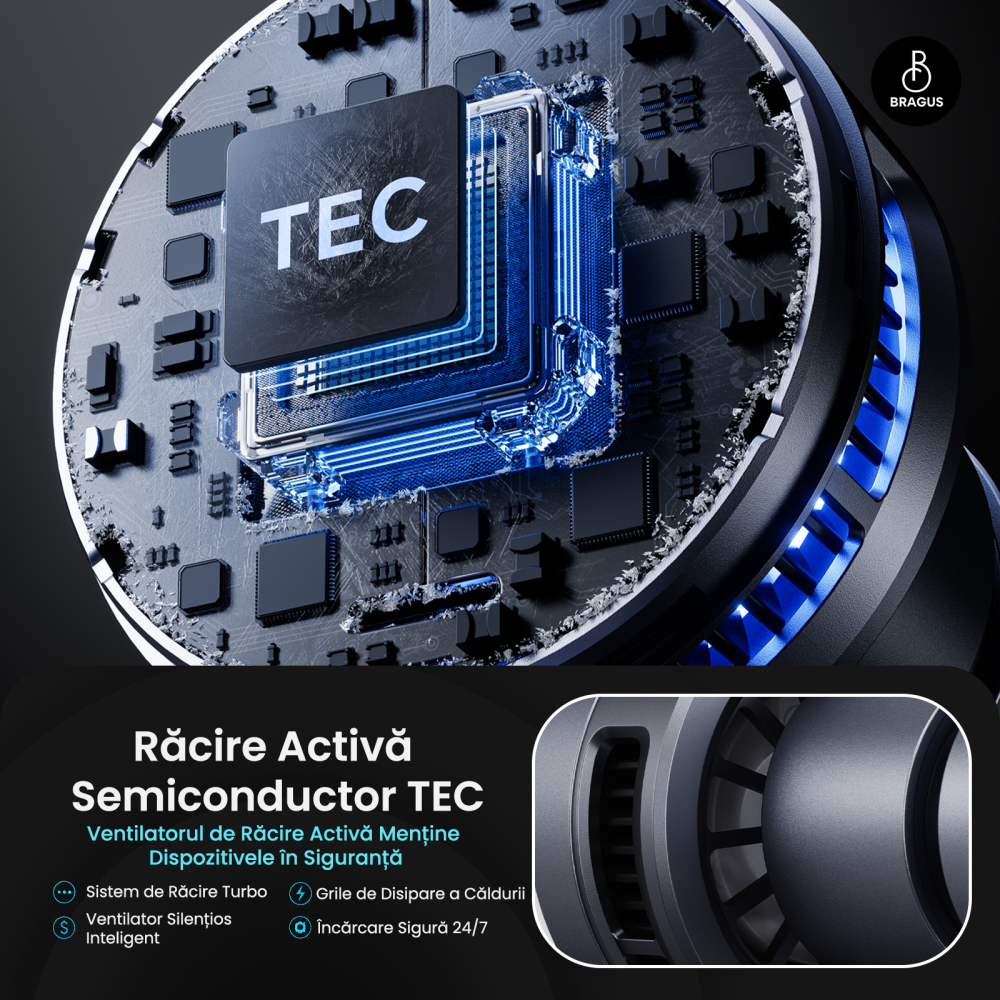 Incarcator Wireless 3 in 1, Incarcare Simultana 3 Dispozitive, Functie Racire Integrata, Tehnologie MagSafe, Protejeaza Bateria, Fast Charge 15W, QI2, Incarcator Multiport Wireless, Compatibil Apple [4]