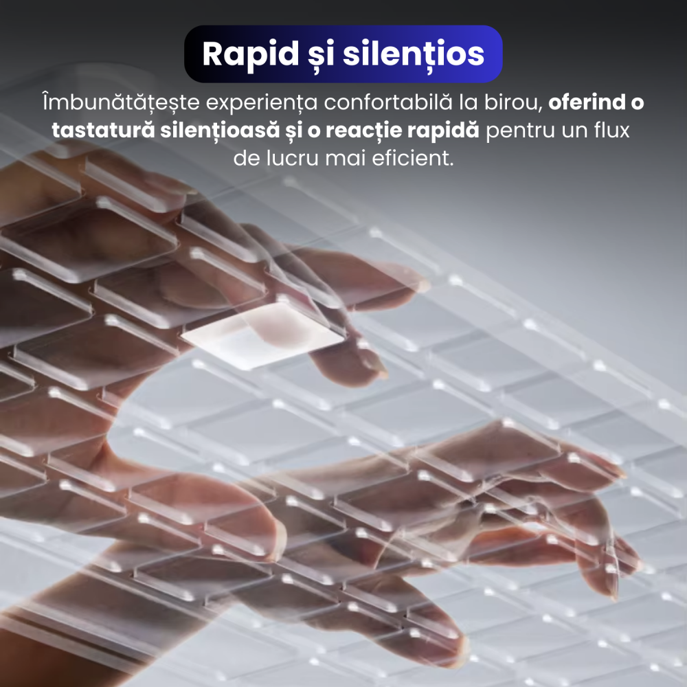Tastatura Wireless Reincarcabila, BRAGUS, Bluetooth 5.1, USB, 500mAh, Ultra Subtire, Aluminiu, Conectare Simultana pe 3 Dispozitive, Compatibila PC, Windows, Mac, iOS, Android, Type-C, 230g [5]