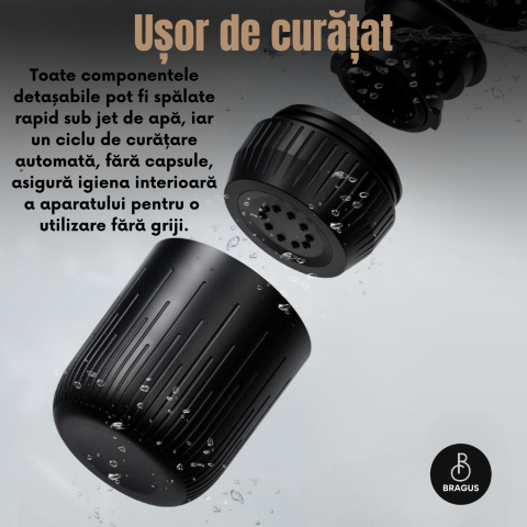 Espressor Portabil 2 in 1, Premium, Cafea Macinata sau Capsule, Reincarcabil, Presiune 19 Bari, Baterie 7500mAh, Aparat de Cafea Portabil, Functie Incalzire Integrata, Incarcare Rapida, Design Modern [12]