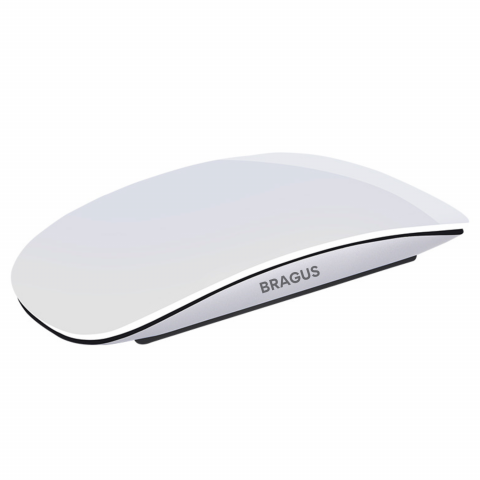 Accesorii IT & C - Mouse Wireless cu Gesturi, BRAGUS, Reincarcabil USB-C, Ultra Subtire, 1600 dpi, 68gr, Mouse Touch cu Gesturi, Silentios, Design Elegant, Compact, Mouse fara fir, Compatibil cu Laptop, Telefon, Tableta
