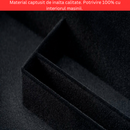 Organizator auto pentru consola centrala Tesla, cu 3 compartimente pentru depozitare, sub cotiera, compatibil Model 3/Y 2021-2023, material textil, BRAGUS®, negru [3]