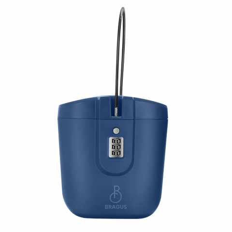 Accesorii articole de voiaj - Seif Portabil Tip Geanta, Ideal pentru Calatorie, Cod din 3 Cifre, Seif Secret, Cablu Retractabil din Otel, Spatiu Generos, Seif Antifurt Portabil, Seif Plaja, Voiaj, Geanta Antifurt Rezistenta la Apa