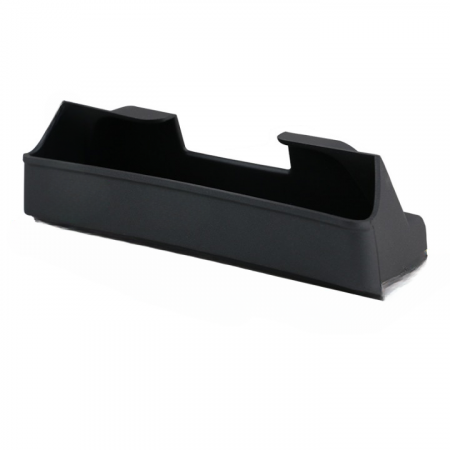 Tesla Model 3 2021-2023 - Suport auto pentru ochelari, compatibil cu Tesla Model 3/Y, 2021-2023, montare la cotiera, din silicon, BRAGUS®, negru