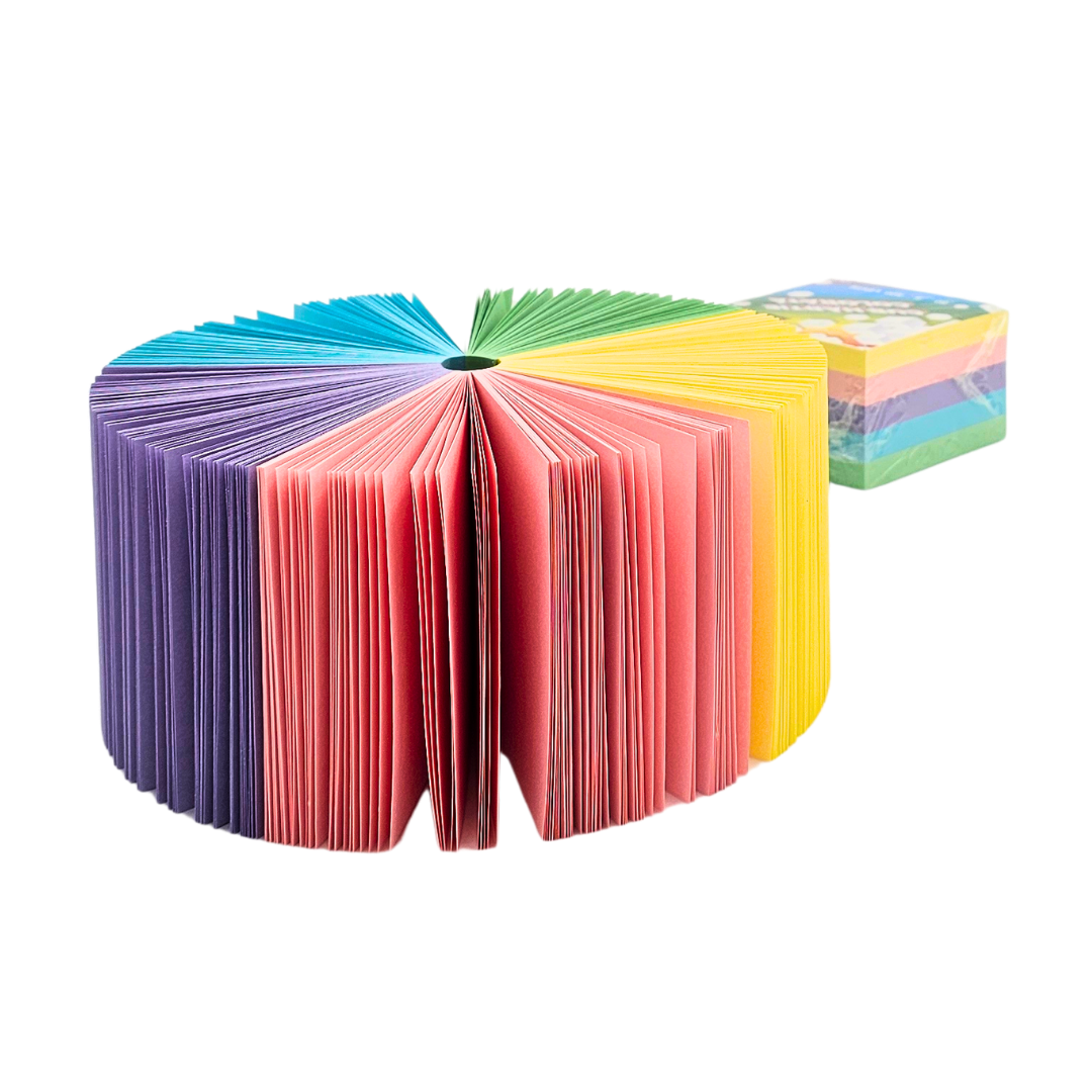 Cub hartie color 9x9 cm 500 file lipit 80g/mp [2]