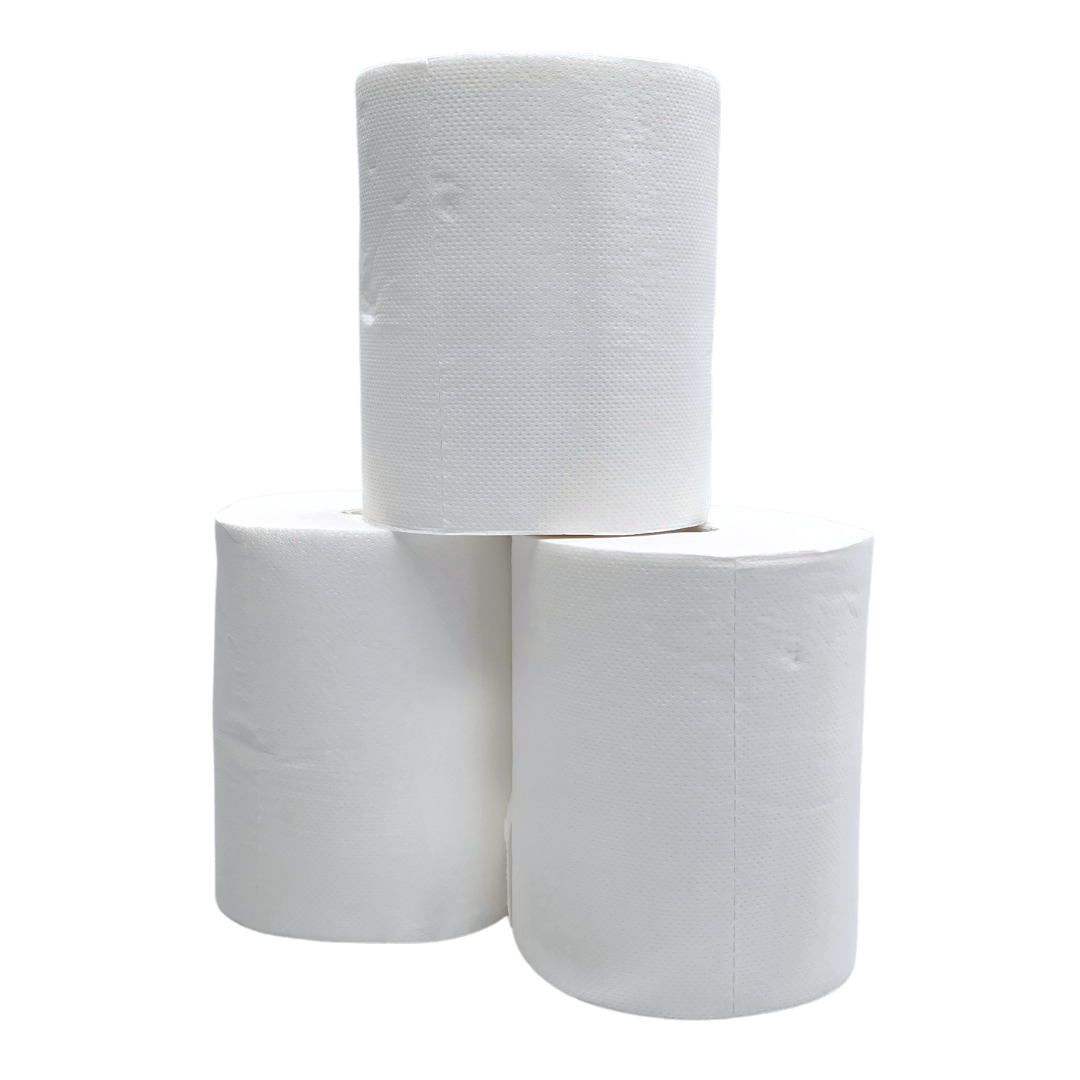 Prosop hartie rola derulare centrala 650gr 80M 2str 6 role bax [2]