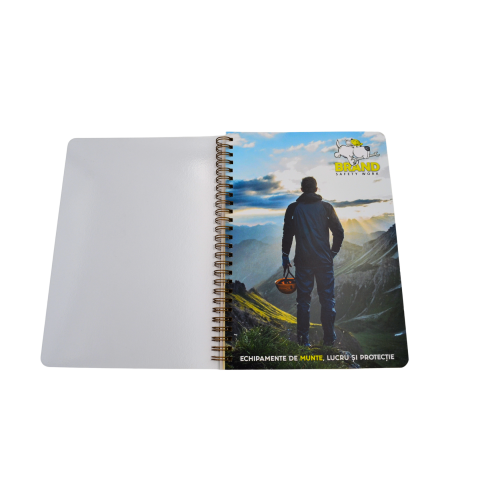 Agende, calendare si plannere - Agenda spira coperta PVC transparent