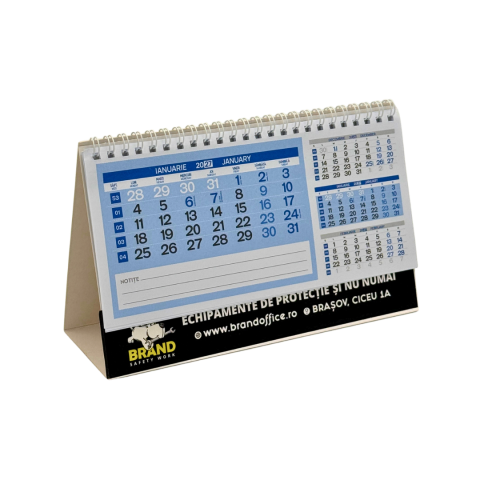 Agende, calendare si plannere - Calendar birou triptic