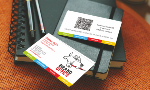 Produse personalizate - Carti de vizita print fata / verso, carton 300 gr, dim 9x5cm