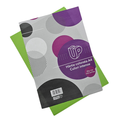 Hartie copiator si imprimanta - Hartie colorata A4 80g/mp 250 file culori intense