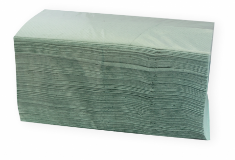 Consumabile din hartie - Prosop hartie V verde 1st 200 foi 23*23cm 20 pachete/set