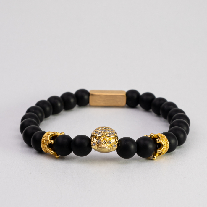 Brățară Gold Skull Charm [2]