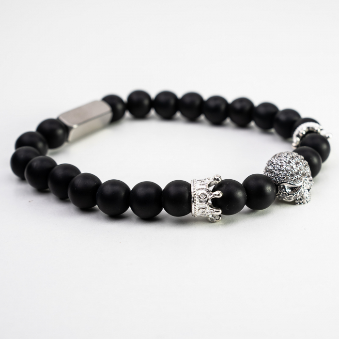 Brățară Silver Skull Charm [4]