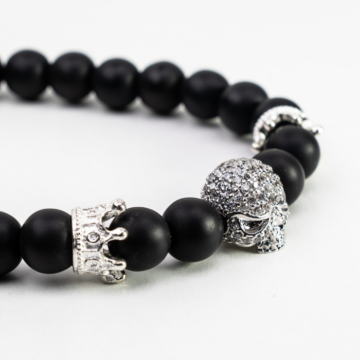 Brățară Silver Skull Charm [3]