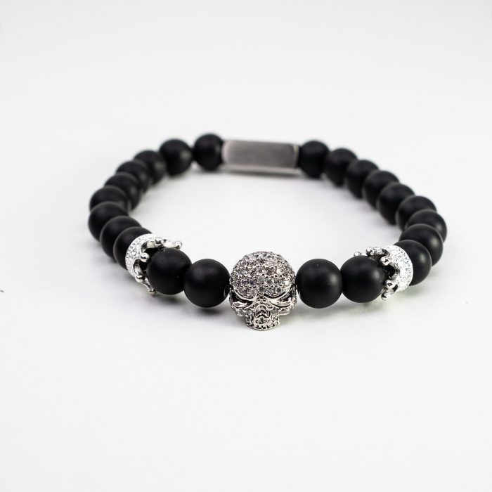 Brățară Silver Skull Charm [1]