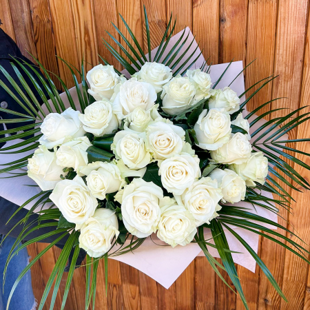 Buchete de Flori - Buchet cu Trandafiri Albi