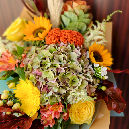 Buchet de Toamna cu Hortensia [1]