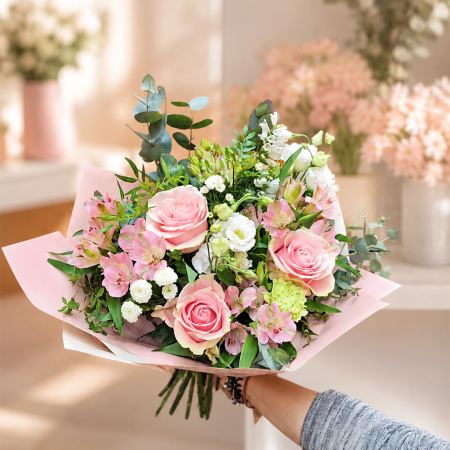 Flori de Sfanta Maria - Buchet Soapta de Trandafiri