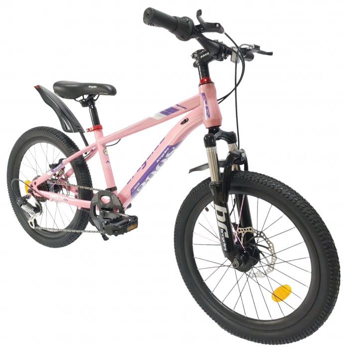 Bicicleta BR S2001 Inspire 20'' 7 viteze, varsta 6-9 ani,Shimano Roz [8]