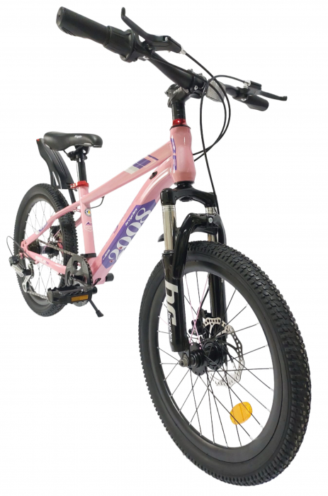 Bicicleta BR S2001 Inspire 20'' 7 viteze, varsta 6-9 ani,Shimano Roz [2]