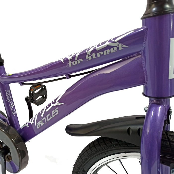 Bicicleta BR S2002 Neptune 20'' single viteze, varsta 6-9 ani, Mov [5]