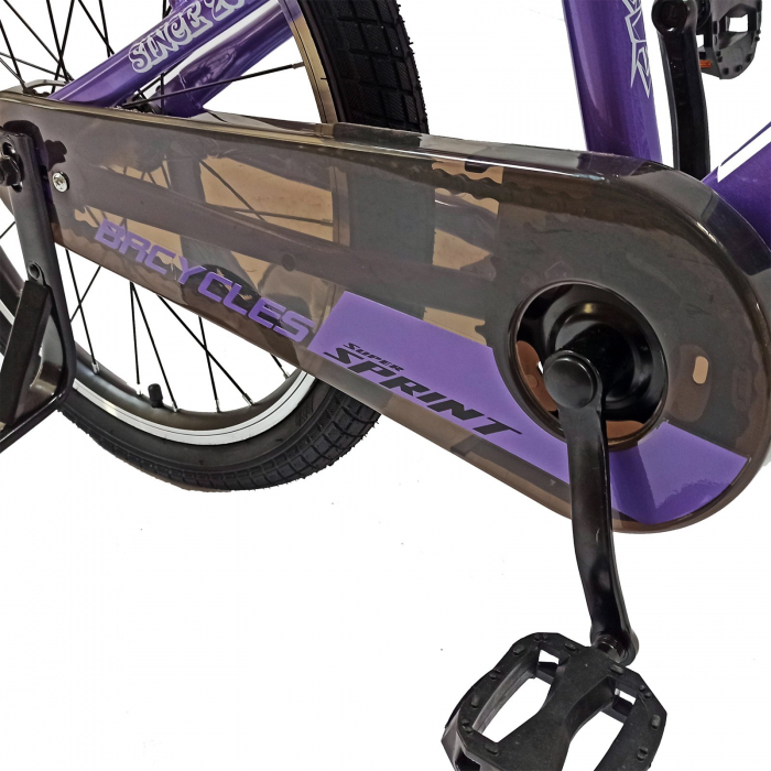 Bicicleta BR S2002 Neptune 20'' single viteze, varsta 6-9 ani, Mov [7]