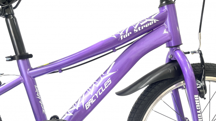 Bicicleta BR S2002 Neptune 20'' single viteze, varsta 6-9 ani, Mov [3]