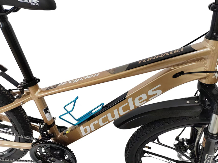 Bicicleta MTB 24″ A2404, cadru OTEL, 21 viteze, Roti magnesium cu Shimano, GOLD [7]