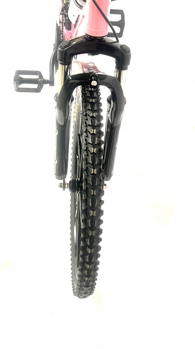 Bicicleta MTB 24″ BR Tornado, cadru Aluminiu, 21 viteze, Roti magnesium cu Shimano, Roz [7]