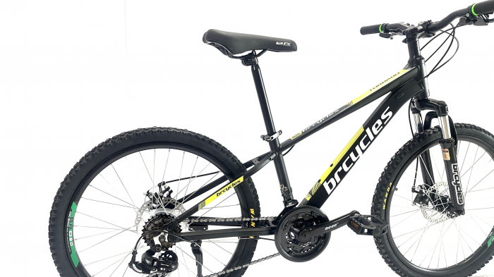 Bicicleta MTB 24″ BR Tornado , cadru Aluminiu  ,21 viteze, Shimano ,Negru [2]
