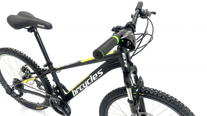 Bicicleta MTB 24″ BR Tornado , cadru Aluminiu  ,21 viteze, Shimano ,Negru [6]