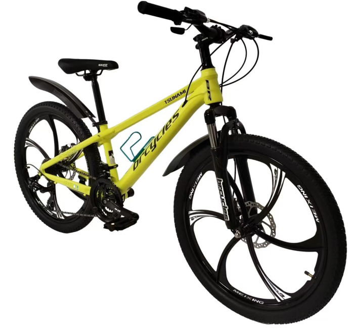 Bicicleta MTB 24″ S2403, cadru OTEL, 21 viteze, Roti magnesium cu Shimano, Verde [4]
