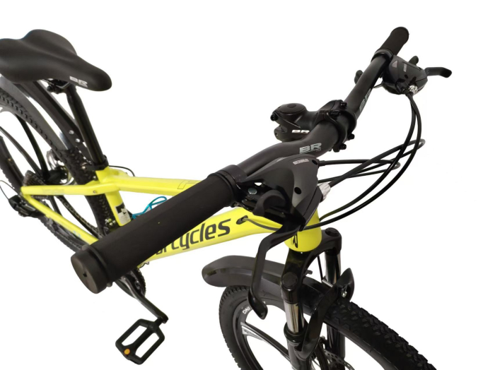 Bicicleta MTB 24″ S2403, cadru OTEL, 21 viteze, Roti magnesium cu Shimano, Verde [3]