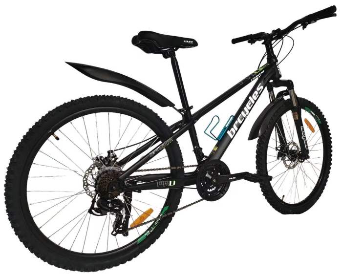 Bicicleta MTB 26″ S2601, cadru OTEL, 21 viteze, Roti aluminiu cu spite , Shimano, Negru [3]