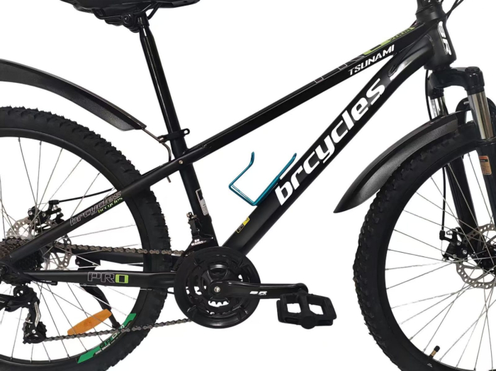 Bicicleta MTB 26″ S2601, cadru OTEL, 21 viteze, Roti aluminiu cu spite , Shimano, Negru [6]