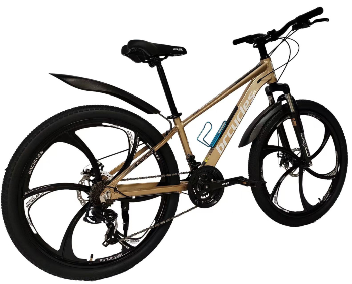 Bicicleta MTB 26″ A2604, cadru Aluminiu , 21 viteze, Roti Magnesium cu Shimano, Gold [8]