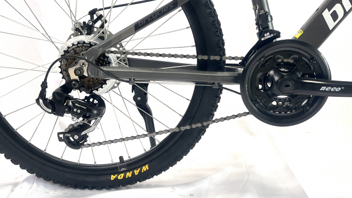 Bicicleta MTB 26″ BR Tornado , cadru Aluminiu 14″ ,21 viteze, Shimano ,Gri [4]