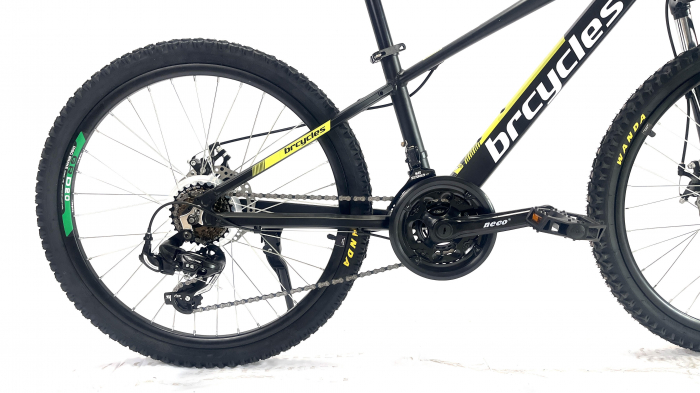 Bicicleta MTB 26″ BR Tornado , cadru Aluminiu 14″ ,21 viteze, Shimano ,Negru [3]
