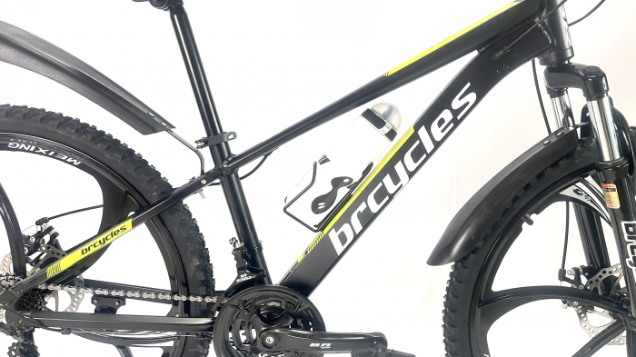 Bicicleta MTB 26″ BR Tornado, cadru Aluminiu, 21 viteze, Roti magnesium cu Shimano, Negru [8]