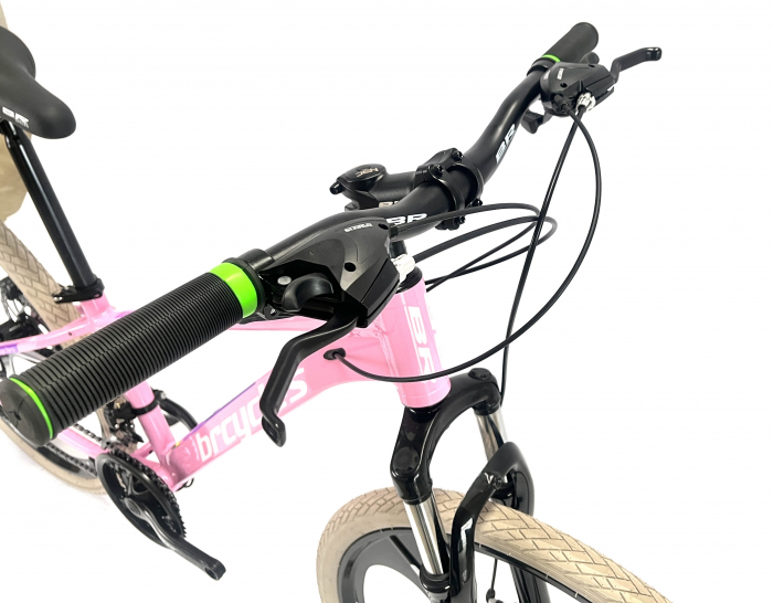 Bicicleta MTB 26″ BR Tornado, cadru Aluminiu, 21 viteze, Roti magnesium cu Shimano, Roz [8]