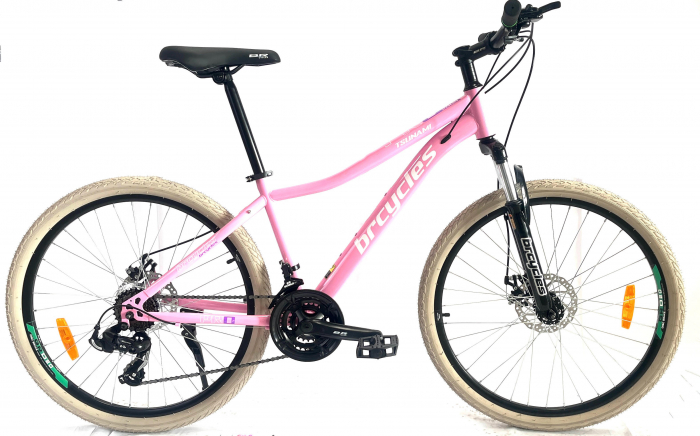 Bicicleta MTB 26″ BR Tsunami , cadru otel 15″ ,21 viteze, Shimano Roz [2]