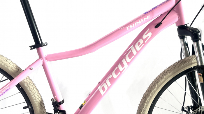 Bicicleta MTB 26″ BR Tsunami , cadru otel 15″ ,21 viteze, Shimano Roz [5]